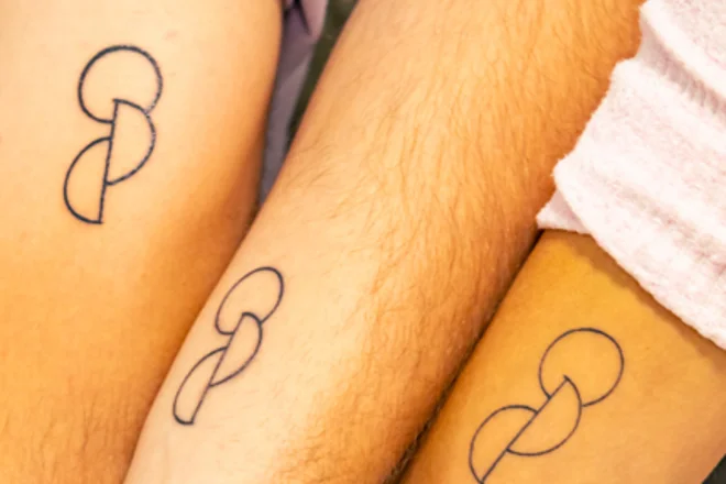 Organspende-Tattoo