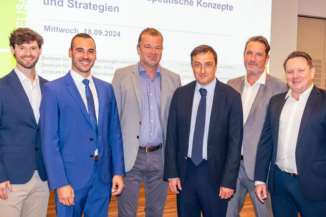 Experten des Zentrum für Orthopädie und Unfallchirurgie und des Zentrum für Prävention, Therapie, Rehabilitation und sportmedizinische Diagnostik