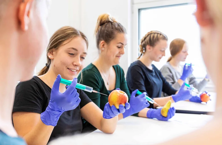 Teil der Pflegeausbildung: Injektionen