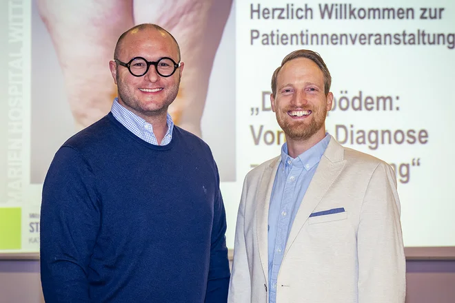 Prof. Dr. Dr. Heiko Sorg mit Oberarzt Dr. Lars Hendricks