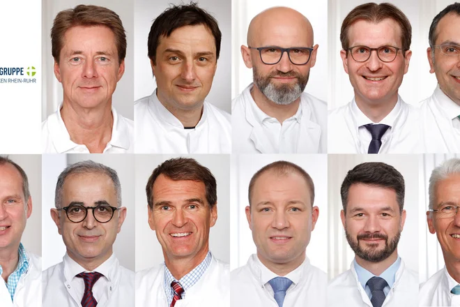 Collage der Chefärzte aller ausgezeichneten Kliniken