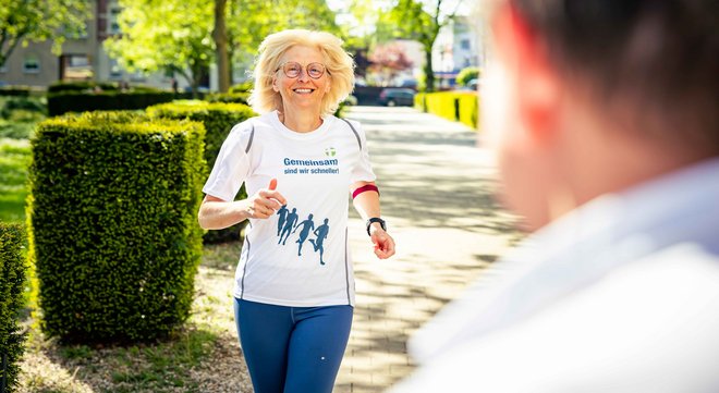 Laufvorbereitung für den St. Elisabeth Firmenlauf