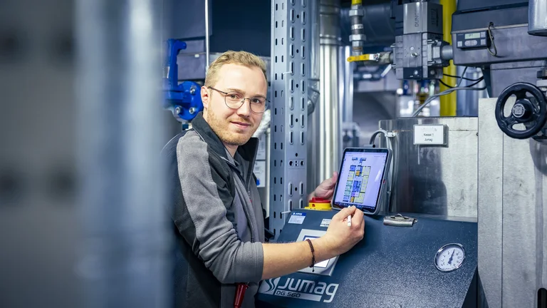 Techniker bei der Arbeit