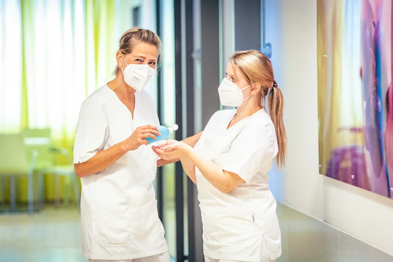 Pflegefachkraft Marita Hyna im Gespräch