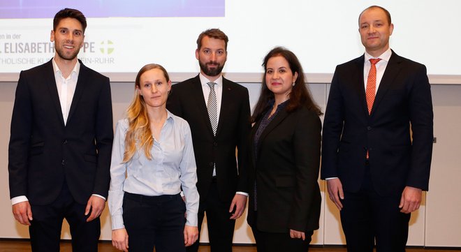 Prof. Dr. Christian Ukena (rechts) und weitere Experten