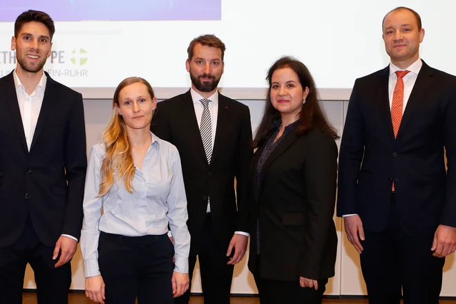 Prof. Dr. Christian Ukena (rechts) und weitere Experten