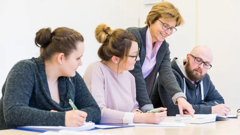 medizinische Fachkräfte während einer Weiterbildung