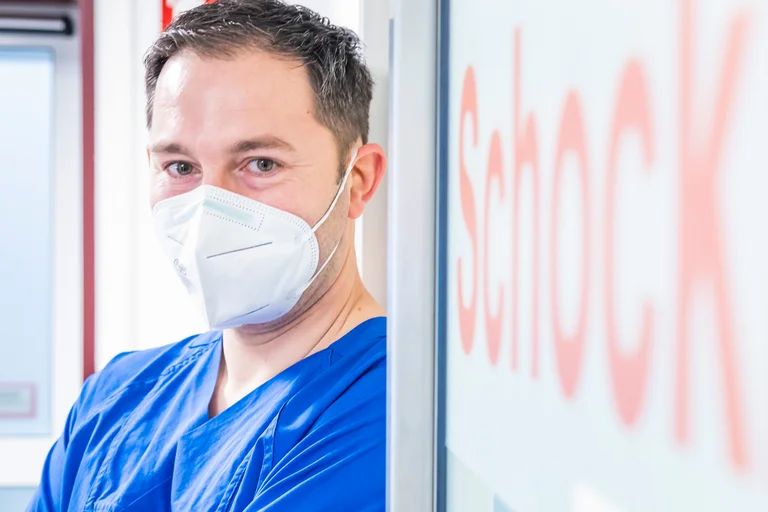 Severyn Kikola in der Notaufnahme