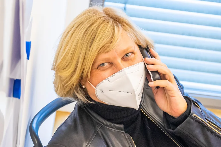 Annegret Kruse, Mitarbeiterin der zentralen Pflegedienstleitung