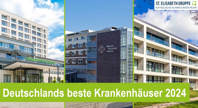 Einrichtungen der St. Elisabeth Gruppe - Deutschlands beste Krankenhäuser 2024