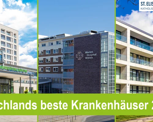 Einrichtungen der St. Elisabeth Gruppe - Deutschlands beste Krankenhäuser 2024