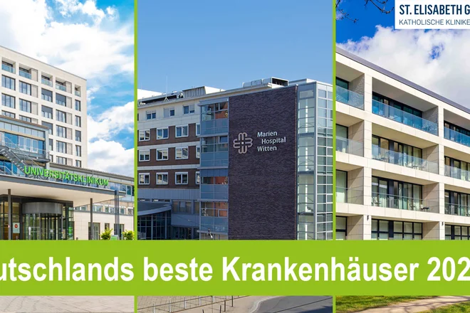 Einrichtungen der St. Elisabeth Gruppe - Deutschlands beste Krankenhäuser 2024