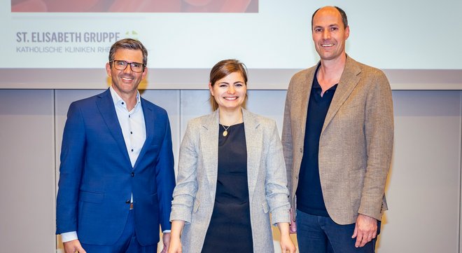 Prof. Dr. Ulrich Frey mit weiteren Fachkollegen