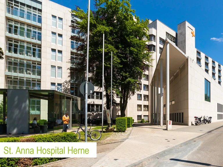 St. Anna Hospital Herne Gebäudeansicht von vorne 