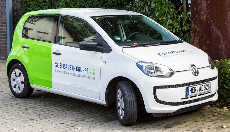 Auto der Ambulanten Kinderkrankenpflege