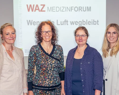 Dr. Sandra Eggelnpöhler, Dr. Monika Segelbacher, Karen Rüttershoff und Laura Bem