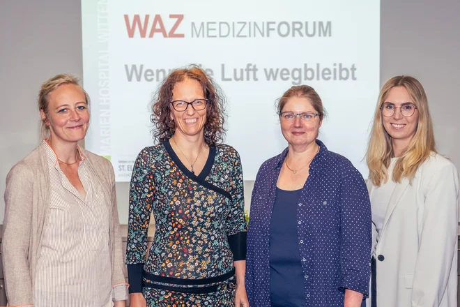 Dr. Sandra Eggelnpöhler, Dr. Monika Segelbacher, Karen Rüttershoff und Laura Bem